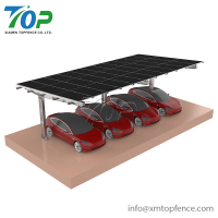Carbon Steel Solar Carport Structure for Residential Use